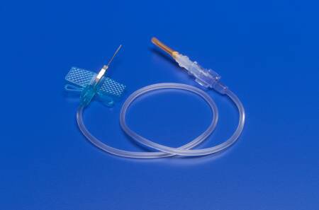 Cardinal Monoject Blood Collection Set 23 Gauge 3/4 Inch Needle Length Safety Needle 12 Inch Tubing Sterile - 8881225190