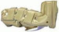 EHOB Foot WAFFLE Air Cushion Heel Protector Boot Large Beige - 305FW