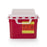 BD - Sharps Container 12 H X 12 W X 4-4/5 D Inch 5.4 Quart Red Base / White Lid Horizontal Entry Counter Balanced Door Lid - 305426