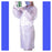 Sunrise Industries Jacket Lab Spunbonded Polypropylene Unisex White Small 3 Pockets 30/Ca - T3700-55-SM