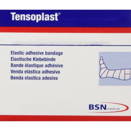 Tensoplast - Elastic Adhesive Bandage 1 Inch X 5 Yard Medium Compression No Closure Tan NonSterile - 02598002