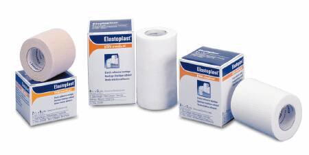 BSN Medical Tensoplast Elastic Adhesive Bandage 3 Inch X 5 Yard Medium Compression No Closure Tan NonSterile - 4413001
