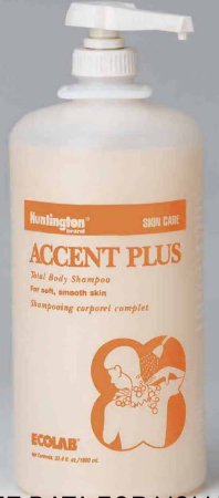 Accent Plus - Shampoo and Body Wash 1,000 mL Pump Bottle Fresh Scent - 6067132