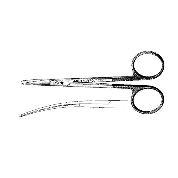 Integra Miltex Inc Scissors Iris 4-5/8" Curved Stainless Steel Ea - 102-131