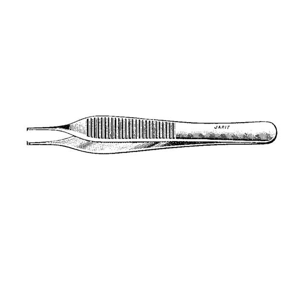 Integra Miltex Inc Forcep Adson 4-3/4" 1X2 Teeth Ea - 130-234