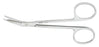 Miltex Miltex Stitch Scissors 4-1/2 Inch Length OR Grade Stainless Steel (German) NonSterile Finger Ring Handle Angled Blade Blunt/Blunt - 9-108