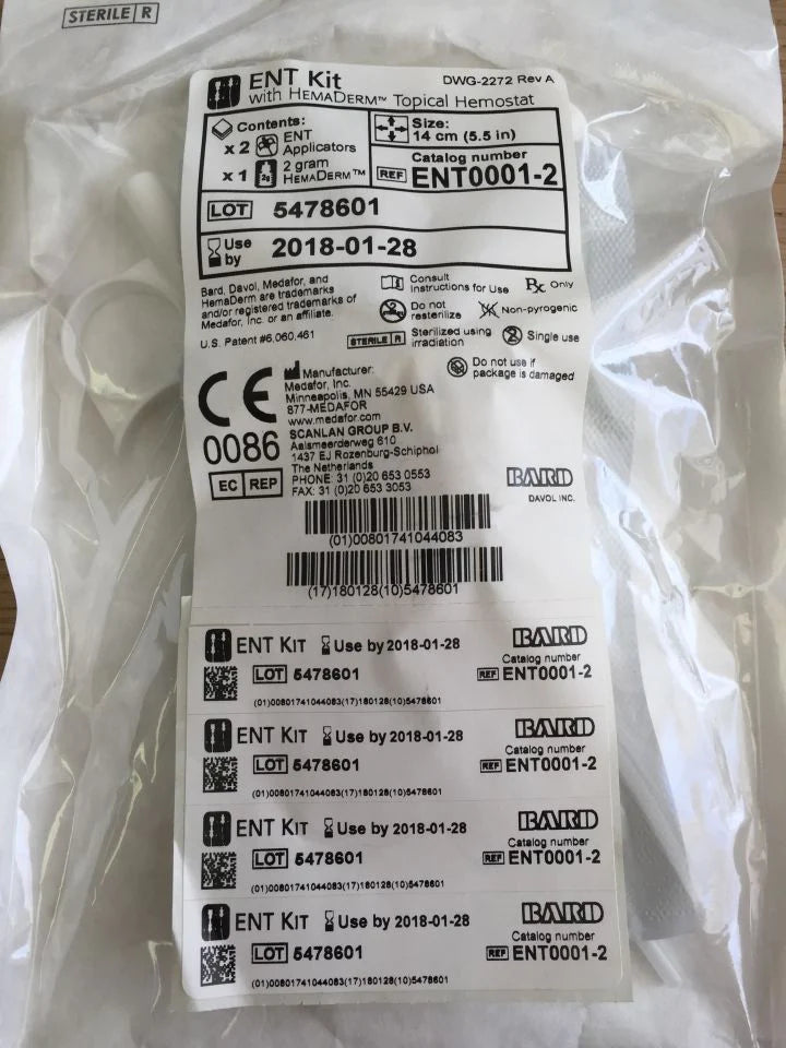 Davol - ENT Kit - ENT0001-2