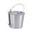 Medegen Medical Products, Lid Bucket Stainless Steel Hook-On Lid Silver Each - 58030