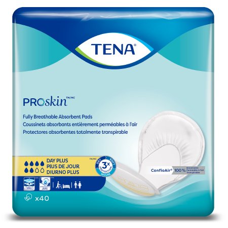 TENA ProSkin Day Plus - Incontinence Liner 24 Inch Length Heavy Absorbency Dry-Fast Core One Size Fits Most Adult Unisex Disposable - 62618
