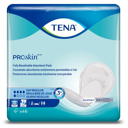 TENA ProSkin Day Regular - Incontinence Liner 24 Inch Length Moderate Absorbency Dry-Fast Core One Size Fits Most Adult Unisex Disposable - 62418