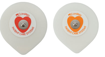 Exactrace - ECG Snap Electrode Monitoring Non-Radiolucent Foam Backing 30 per Pack - 1510-030