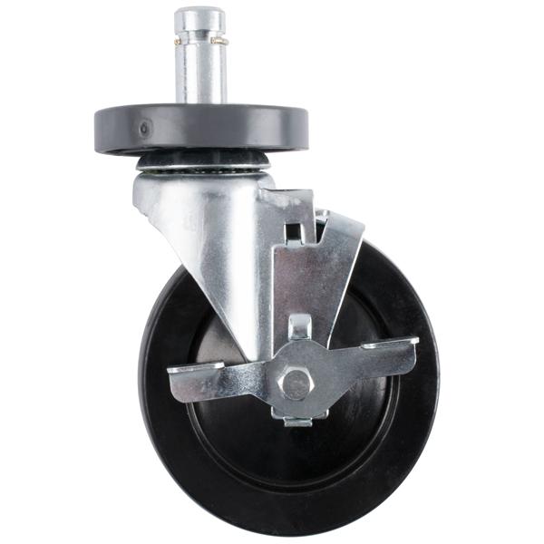 Intermetro Industries Caster Stem/Brake Super Erecta For Shelving 5" Ea - 5MB
