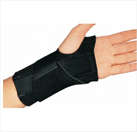 ProCare Universal Wrist-O-Prene - Wrist Brace Aluminum / Neoprene Right Hand Black One Size Fits Most - 79-82470