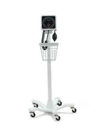 Welch Allyn Tycos Aneroid Sphygmomanometer Wall Mount / Mobile 2-Tube Adult Size Arm - 7670-03
