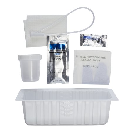 Kenguard - Intermittent Catheter Tray Open System / Urethral 14 Fr. Without Balloon Vinyl - 75000-