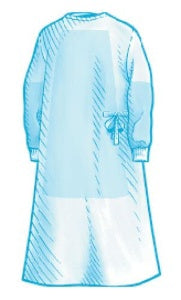 Astound - Fabric-Reinforced Surgical Gown with Towel 2X-Large Blue Sterile AAMI Level 3 Disposable - 9571