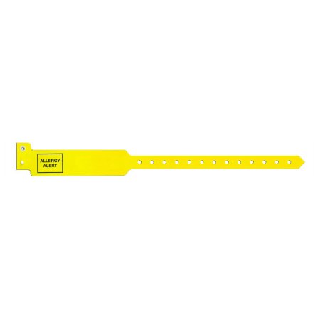 Sentry SuperBand - Identification Wristband Alert Band Permanent Snap Allergy Alert - 5052-14-PDJ