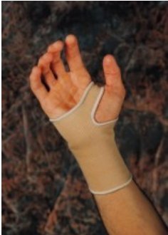 Scott Specialties - Wrist Support Cotton / Elastic Left or Right Hand Beige Large - 1361 BEI LG
