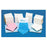 Techstyles Towel Hand 18X38" Softybath Blue 200/Ca - 47930