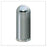 Rubbermaid Can Trash Ss 15Gal Dome Lid Decorative/Recessed Handles Silver Round Each - FGR1536SSSPL
