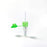 Ram Scientific Safe-T-Fill Capillary Blood Collection Tube Plasma Tube Lithium Heparin Additive 1.1 mm Diameter 125 µL Green Attached Cap Plastic Tube - 76101