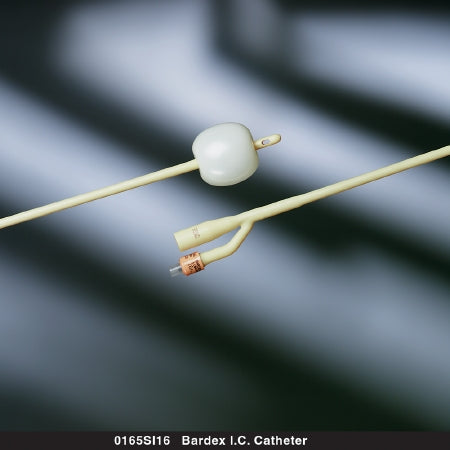 Bardex I.C. - Foley Catheter 2-Way Standard Tip 5 cc Balloon 12 Fr. Silver Hydrogel Coated Latex - 0165SI12