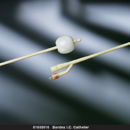 Bardex I.C. - Foley Catheter 2-Way Standard Tip 5 cc Balloon 20 Fr. Silver Hydrogel Coated Latex - 0165SI20