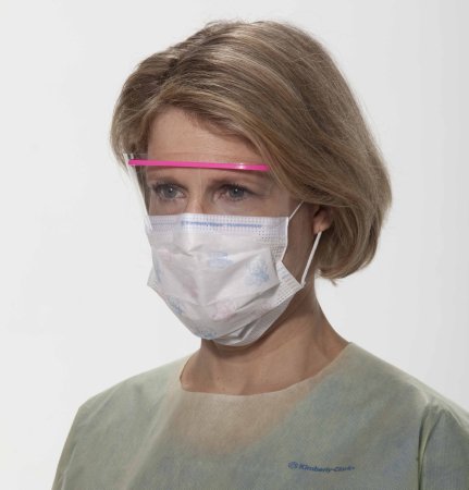 O&M Halyard Inc FluidShield Procedure Mask Pleated Earloops One Size Fits Most Teddy Bear Print - 47297
