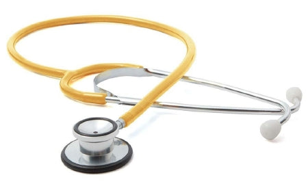 Proscope 670 - Classic Stethoscope Yellow 1-Tube 21 Inch Tube Double-Sided Chestpiece - 670Y