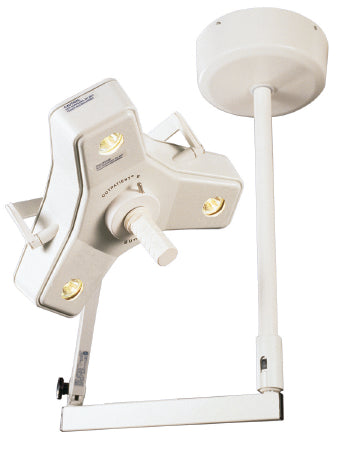 Burton Medical Products Outpatient II Exam Light Ceiling Mount Halogen 50 Watt White - OP216SC