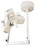 Burton Medical Products Outpatient II Exam Light Ceiling Mount Halogen 50 Watt White - OP216SC