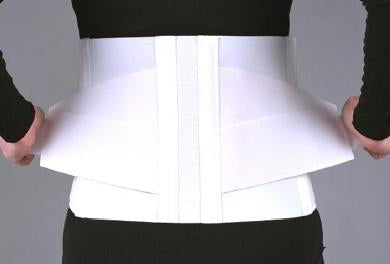 Scott Specialties - Back Support X-Large Hook and Loop Closure 42 to 48 Inch Hip Circumference 9 Inch Back Height Adult - 3245 WHI XL