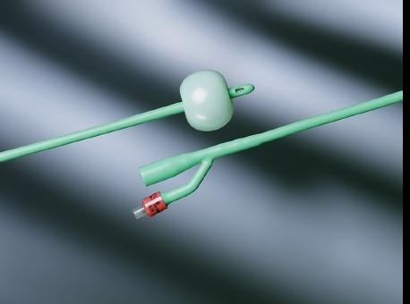 Bard Silastic Foley Catheter 2-Way Round Tip 5 cc Balloon 24 Fr. Silicone Coated Latex - 33624