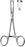 Integra Lifesciences - Tissue Forceps Baby Allis 5-1/2 Inch Length Surgical Grade Stainless Steel NonSterile Ratchet Lock Finger Ring Handle Straight 4 X 5 Teeth - 16-4