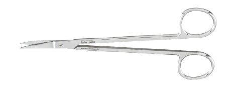 Miltex Miltex Operating Scissors Kelly 6-1/4 Inch Length OR Grade Stainless Steel (German) NonSterile Finger Ring Handle Curved Blade Sharp/Sharp - 5-252