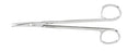 Miltex - Operating Scissors Kelly 6-1/4 Inch Length OR Grade German Stainless Steel NonSterile Finger Ring Handle Curved Blade Sharp Tip / Sharp Tip - 5-252