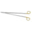 Gynex - IUD String Scissors 25 cm Length Surgical Grade Stainless Steel / Tungsten Carbide NonSterile Finger Ring Handle Slightly Curved Blunt Tip / Blunt Tip - 29-030