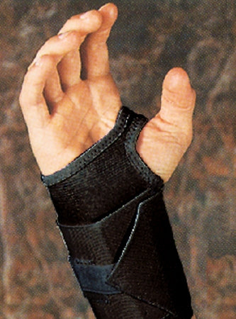 Scott Specialties - Wrist Support with Tension Strap Elastic / Plastic Right Hand Black X-Large - 1378 BLA XLR