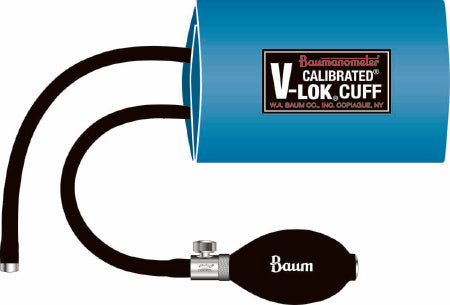 Calibrated V-Lok - Blood Pressure Cuff and Bulb Infant Arm X - Small Cuff 10 - 19 cm Polyester Cuff - 1822