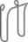 W.A. Baum - Wall Clip 2-7D8 X 4 X 2 Inch, Stainless Steel Inflation System - 2421
