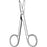 Merit - Stitch Scissors Spencer-Littauer 3-1/2 Inch Length Office Grade Pakistan Stainless Steel NonSterile Finger Ring Handle Straight Blunt Tip / Blunt Tip - 97-346