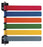 Omnimed - Exam Room Signal Flag Wall Mount 6 Flag - 2999161