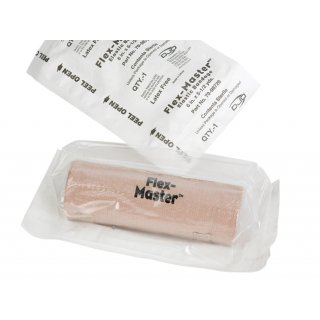 DJO Flex-Master Elastic Bandage 6 Inch X 5-1/2 Yard Standard Compression Clip Detached Closure Tan Sterile - 79-98728