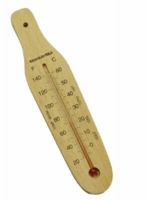 Grafco - Flat Bath Thermometer Fahrenheit / Celsius 20° to 140° (0° to +60°C) Without External Probe Wall Mount Does Not Require Power - 1537