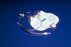 Cardinal Dover Urinary Drain Bag Anti-Reflux Valve / Splashguard II Drain Spout 2000 mL Vinyl - 6208-