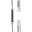 Sklar - Nail / Bone Rasp 7 Inch Stainless Steel Reusable 3 mm / 4 mm Straight Serrated Blades - 97-1640