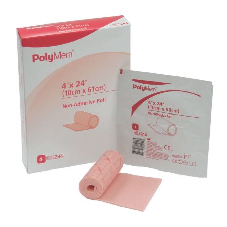 PolyMem - Foam Dressing 4 X 24 Inch Roll Non-Adhesive without Border Sterile - 5244