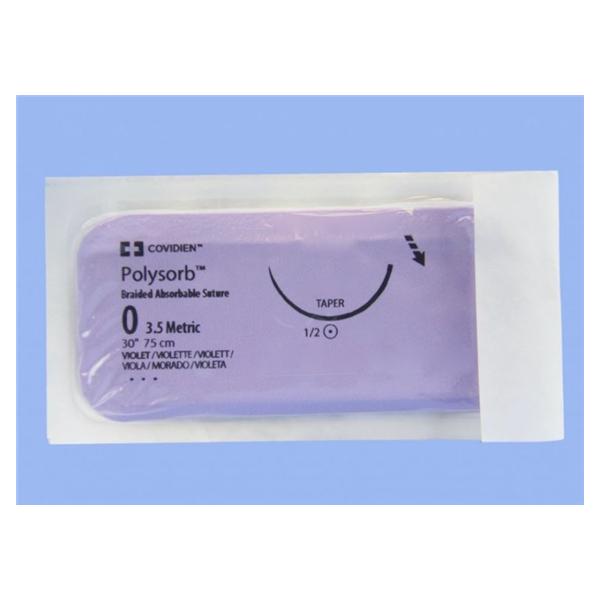 Medtronic MITG-Covidien Suture 0 Polyester Gs-21 Polysorb Violet 30" Braid 36/Ca - CL812