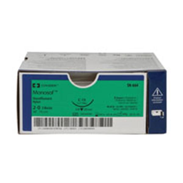 Medtronic MITG-Covidien Suture 10-0 Nyl Se-160-6/Se-160-6 Monosof Black 6" Double Arm Monofilament 12/Ca - N2757K