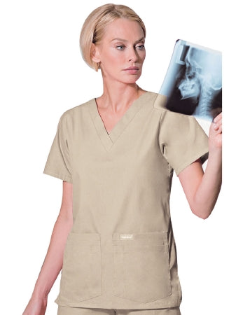 Landau Uniforms - Scrub Shirt Medium Grape 4 Pockets Short Sleeve Unisex - 8219GRAPE